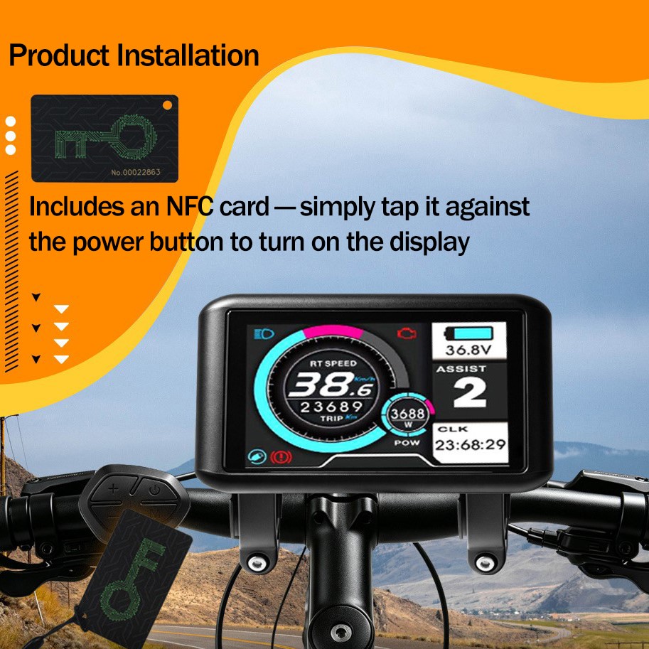 Ebike Conversion Kit 72V 3000W - Kit Konversi Sepeda Salju 72V 3000W,