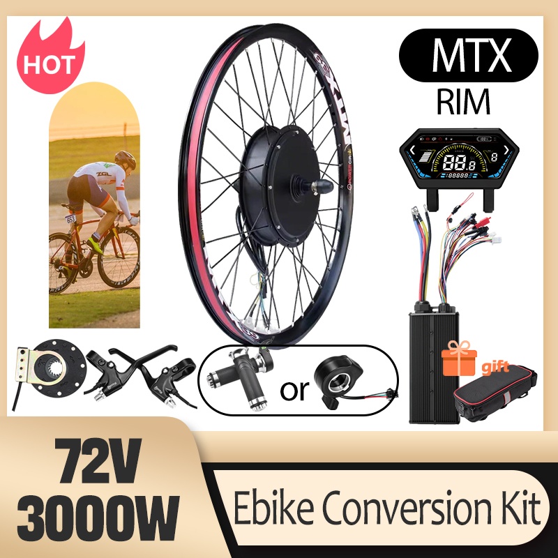 Kit Konversi Sepeda Listrik 30 - Ebike Conversion Kit 72V 3000W ulasan dan harga