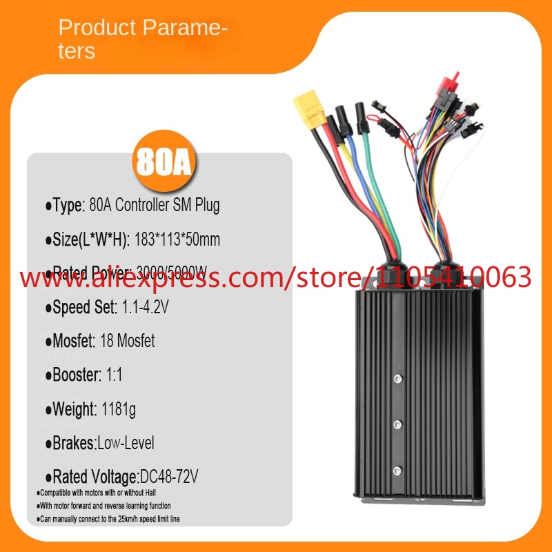 Sistem pengontrol kendaraan li - Sine Wave Controller 48V 72V 80A ulasan dan harga